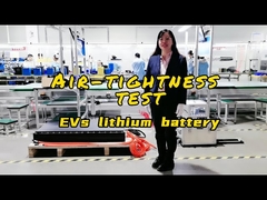 Luchtdichtheidstest voor elektrische lithiumbatterijen. Bonnenbatterij.
