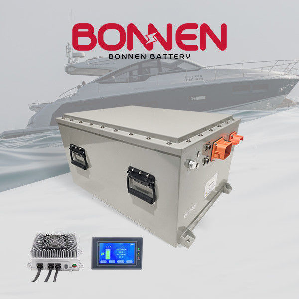 96V 105Ah Lithium Ion Deep Cycle Marine Battery Li Ion Boat Battery Voor E-boten, tender, jacht