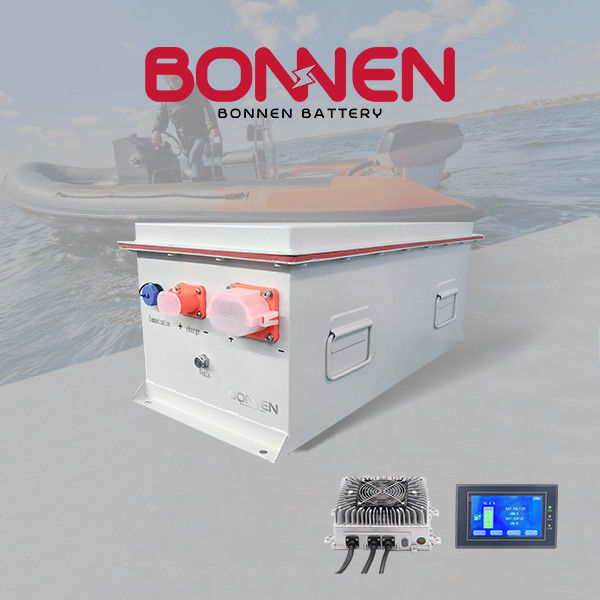 5.12KWH Marine Lithium Battery Lithium Ion Boat Voor opblaasbare boten Kleine zeilboten