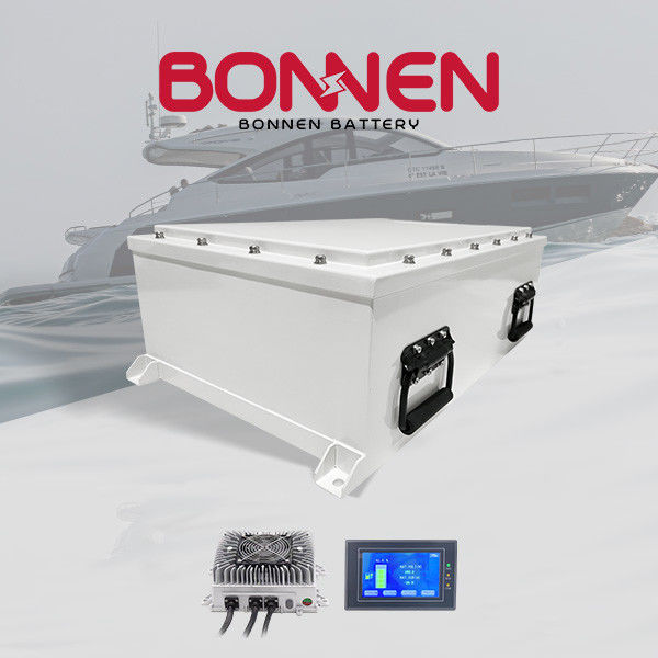 96V 100Ah Boat Lithium Battery 9.6kWh LiFePo4 Battery Pack voor elektrische buitenboordmotoren Boat