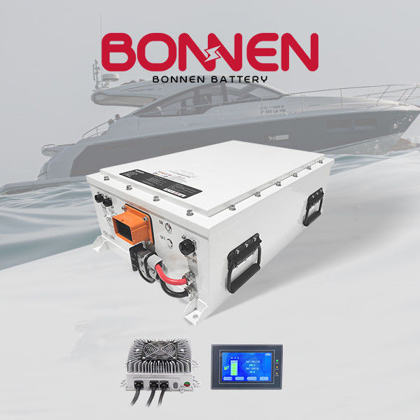96V 100Ah Boat Lithium Battery 9.6kWh LiFePo4 Battery Pack voor elektrische buitenboordmotoren Boat