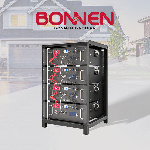 6000 Times 48V 400Ah Lithiumbatterij 19.2kWh LiFePo4 Rack Batterij voor energieopslag thuis