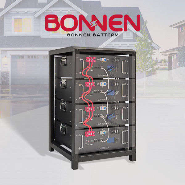 6000 Times 48V 400Ah Lithiumbatterij 19.2kWh LiFePo4 Rack Batterij voor energieopslag thuis