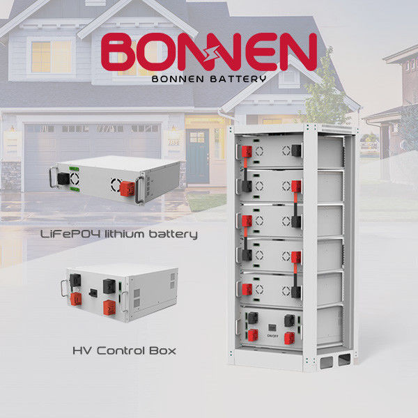 512V 100A Home Zonnebatterij Backup Hoogspannings Lithiumbatterij Voor Backup Power