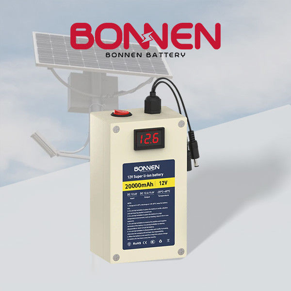 OEM 12V oplaadbare lithiumbatterijen 20Ah Solar Street Light Battery Voor energieopslag